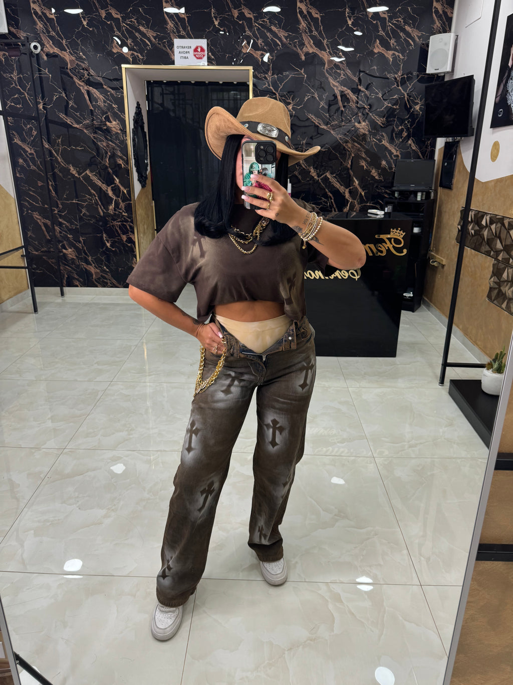 Coordinato Cross Marrone