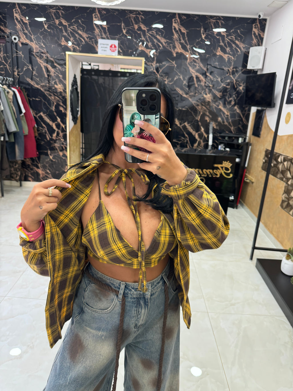 Camicia e Top Scacchi