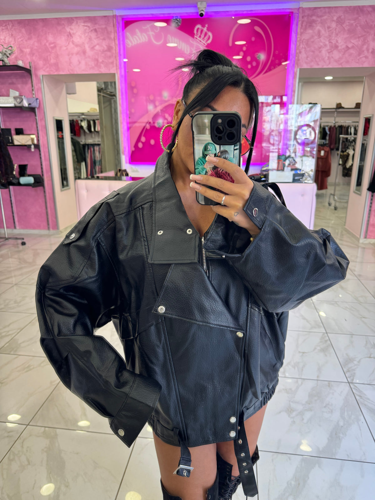 Maxi Bomber Ecopelle