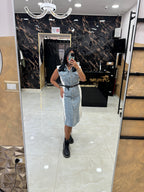 Abito Denim Lungo