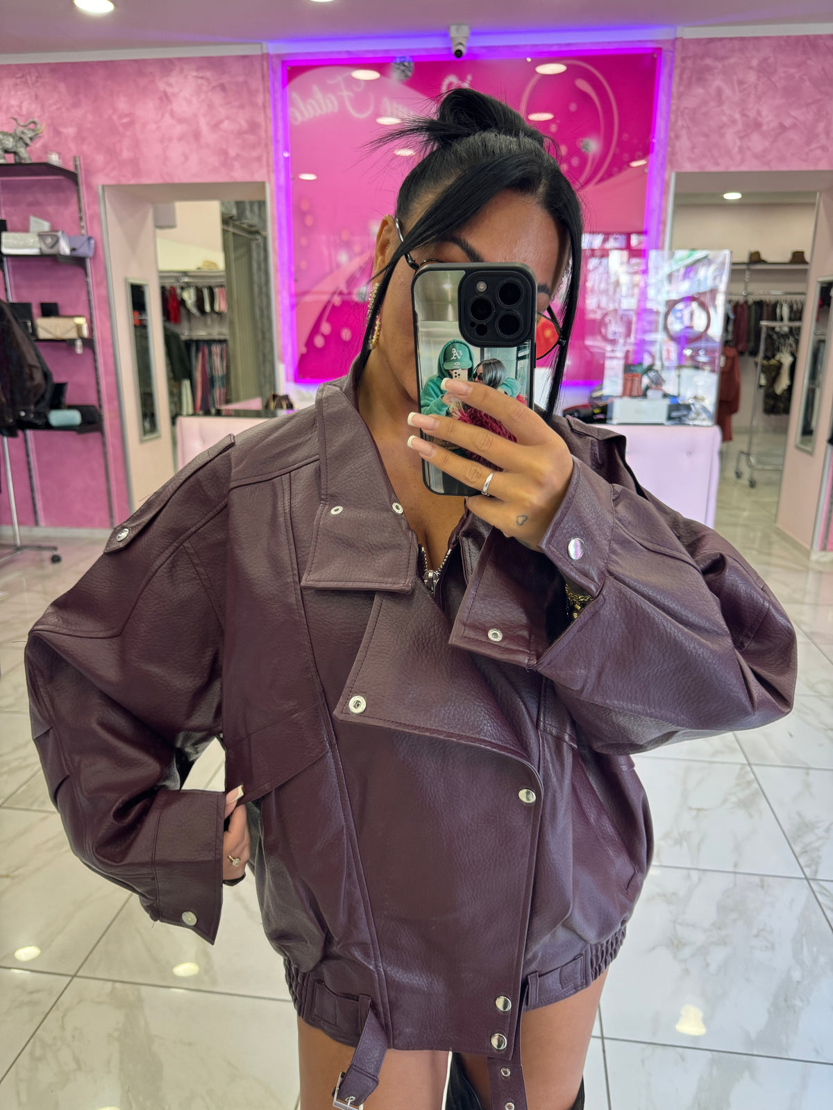 Maxi Bomber Ecopelle