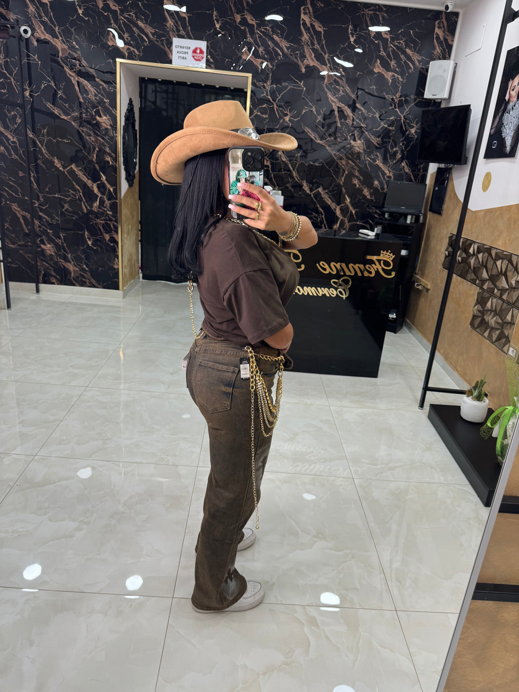 Coordinato Cross Marrone