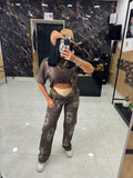Coordinato Cross Marrone