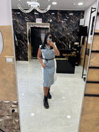 Abito Denim Lungo