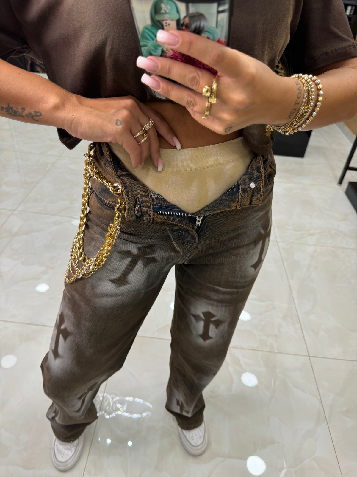 Coordinato Cross Marrone